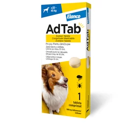 AdTab tableta proti zajedalcem za pse, 22-45kg/900mg