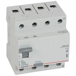 Legrand - 4-polni diferencijalni prekidač RX3 4P 25A 30MA AC