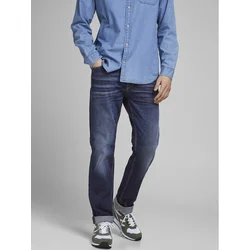 JACK & JONES Kavbojke CLARK, modra