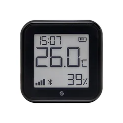 SHELLY H&T Gen3 Matte Black WLAN senzor temperature in vlage