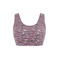 Ulla Popken Nedrček zelena/mauve/magenta/bela