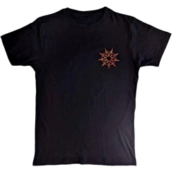 Slipknot Majica The End, So Far Flame Logo Back Print Unisex Black L