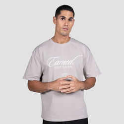 GymBeam Earned T-shirt Gray