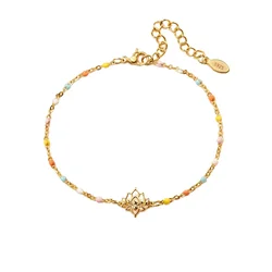 Alster Herz Zapestnica Bali Lotus Glow zlata