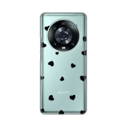 TELEMPIRE Silikonska maska Print Skin za Honor Magic 4 Pro Heart providna