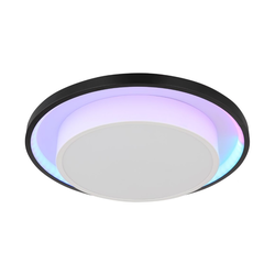 Globo 41390-21 - LED RGBW prigušiva plafonska svetiljka MORGAN LED/21W/230V + daljinski upravljač