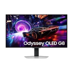 Monitor SAMSUNG LS32FG810SUXEN 32/OLED/3840x2160/240Hz/0,03msGTG/HDMI,DP,USB C/freesync/srebrna