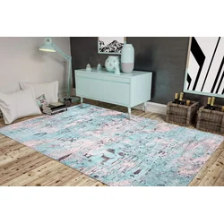Conceptum Hypnose Tepih Funk Chenille 205, 75x150cm, Tirkizni