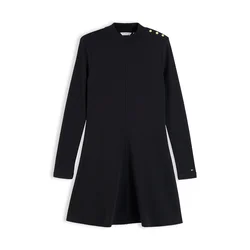 TOMMY HILFIGER Obleka črna