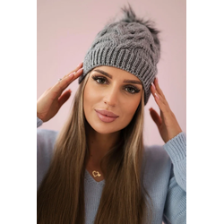 Kesi Cap with fleece Ela K242 light gray