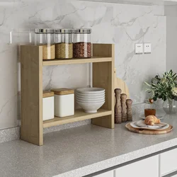 Hanah Home Kuhinjska polica 34x10x30cm Hrast