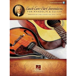 Bach Two-Part Inventions for Mandolin & Guitar: Audio Access Included!