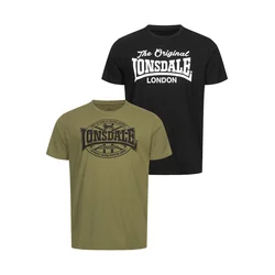 Moška majica Lonsdale Regular fit dvojni paket