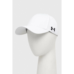 Kapa s šiltom Under Armour bela barva
