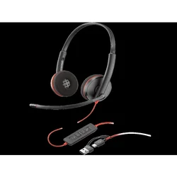HP Slušalice Poly BW 3220 Stereo USB-C HS +USB-C, A, Crne