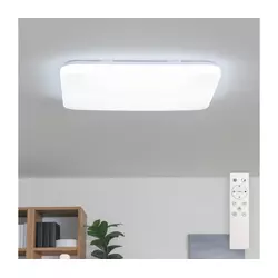 Brilagi - LED prigušiva stropna svetiljka SMART LED/36W/230V 53x53 cm Wi-Fi Tuya + daljinski upravljač