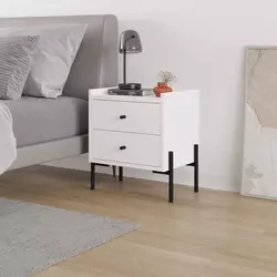 HANAH HOME Noćni stočić Malta White
