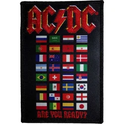 AC/DC Are You Ready? Flags Iron-On Patch