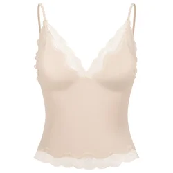 cfab Top Deep Neck Lace Top pesek