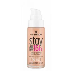 essence cosmetics Tekoči puder stay all day 16h long-lasting 10 soft Bež, 30 ml