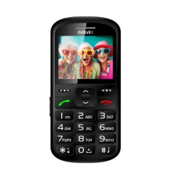 Evolveo - EasyPhone XS, mobilni telefon za starije osobe, crne boje