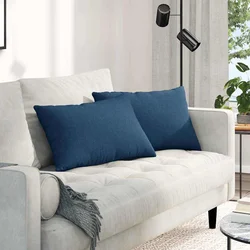 Jastučići za sofu 2 pcs Plava 60 x 40 cm tkanina