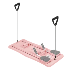 REBEL ACTIVE Kućni set za pilates - višefunkcionalna fitnes sprava 9 u 1, roza boja, model RBA-3069-PK