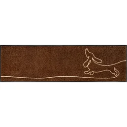 wash+dry TEKAČ Daydreamer 35/120 cm potiskano rjava
