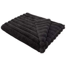 Dieter Knoll KRZNENA ODEJA 150/200 cm antracit