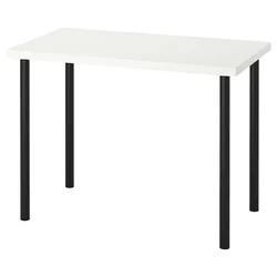 LINNMON / ADILS Sto, bela/crna, 100x60 cm