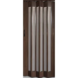 Harmonika vrata sa staklom Ideal 85x200cm venge Bautrend