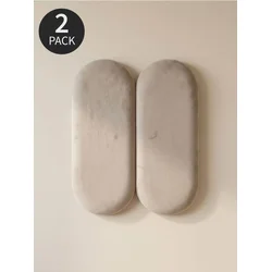 Sinsay - Tapacirani zidni paneli 2 pack - nude
