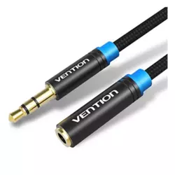 3.5mm platnom presvucen audio produzetak kabl sa metalnim konektorima 0.5m