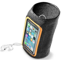 CellularLine športna torbica ARMAND FLEX za telefon, nadlahtna, črna