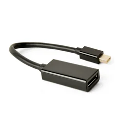 Gembird A-mDPM-DPF4K-01 0,15 m Mini DisplayPort DisplayPort Crno