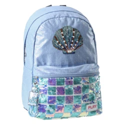 Play Školski ranac Seeshell Pop fashion, 43x30x20cm, Plavi
