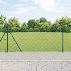 Zavareno žičano ogradno mreža s betonskom podlogom 25 x 0,8 m