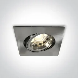 UGRADBENA HALOGENA LAMPA 50W/GU10 ČETVRTASTA MAT KROM DM51105CGU/MC#