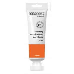 PLAYBOX Akrilna barva ORANGE v tubi 75 ml