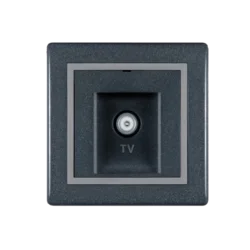 Tv priključnica završna antaracit 612i.212 aling