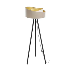 Podna lampa GALAXY 1xE27/60W/230V bež/bela/wenge