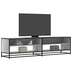 TV ormarić sivi Sonoma 180,5x40x46 cm izrađeno drvo