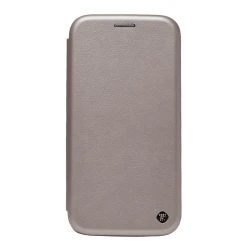 Maska na preklop Teracell Flip Premium za Samsung Note 20/ N980F, Srebrna