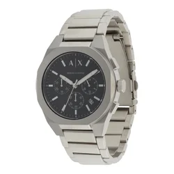 ARMANI EXCHANGE Analogna ura črna/srebrna