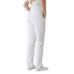 Nina Ženske medicinske pantalone na lastiš, Bele