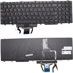 Tastatura za Laptop Tastatura za laptop Dell Precision 7540 7740 veliki enter, backlight ( 112831 )