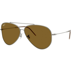 RAY-BAN Aviator Reverse Polarizovane naočare za sunce 0RBR0101S 004/83 59, Oker