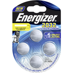 Energizer Gumbne celice CR 2032 Litijev Energizer Ultimate 2032 235 mAh 3 V 4 KOS