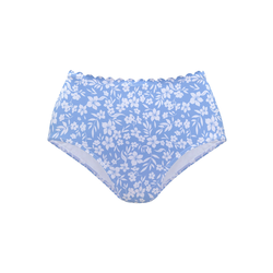 VIVANCE Bikini hlačke modra/bela