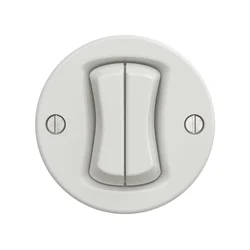Reblig - Retro serijski prekidač bez rama br. 5 keramički beli